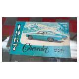 Vintage 1967 Chevrolet Ownerï¿½s Manual