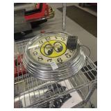 Moon Eyes neon clock