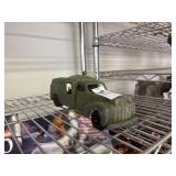 Vintage Metal Green Army Truck
