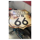 Route 66 Metal Sign