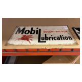 Mobil Lubrication Metal Sign