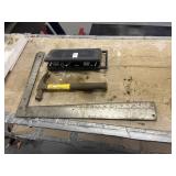 Hammer, Framing Square, Socket Set Case