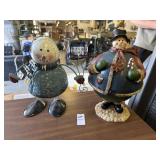 Festive Snowman Figurines