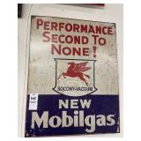 Mobilgas - Performance Second to None-  tin