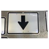 Metal PennDot Directional Sign