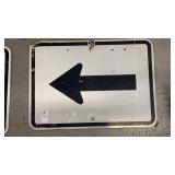 Metal PennDot Directional Sign