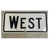 Metal PennDot Directional Sign