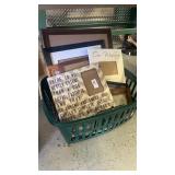 Basket of Picture Frames