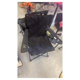 3 Black Pinehurst Branded Folding Chairs