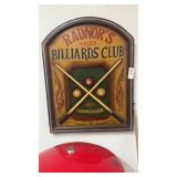 wooden wall hanging sign for "Radnor