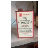Vintage GOEX FFFg black rifle powder