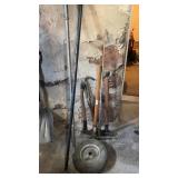 Lot of Hand Tools and Wheel
