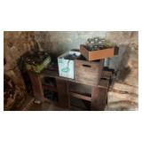 Canning Jars, Wooden Crate and More