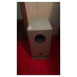 Silver subwoofer