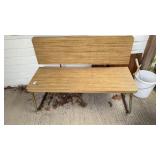 Outdoor Wooden Bench