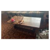 3 Pc Wooden Coffee Table End Table Set