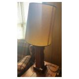 Pair of Wooden Table Lamps
