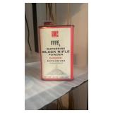 Vintage Goex FFFFg superfine black rifle powder