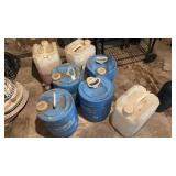 Lot of Kerosene Cans and Assorted Cans