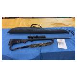 Ruger American Black Syn 7mm-08 w/Weaver and