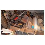 Lot of Wood, Tools, & other items