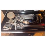 Lot of Wrenches, Sockets, & other items