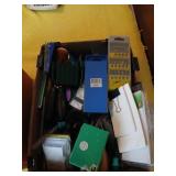 Tray lot of misc tools and accessories