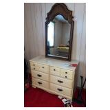 Vintage Full Bed, Dresser, and Night Stand NO