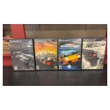 Lot of 4 PlayStation 2 Need For Speed Racing
