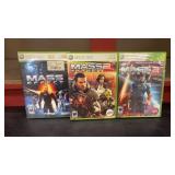 Microsoft Xbox 360 Mass Effect 1 2 & 3 Trilogy