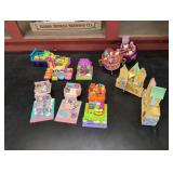 Various Polly Pocket mini playsets