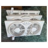 3 window fans
