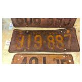 1929 Pennsylvania License Plate