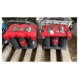 2 Optima Batteries not tested