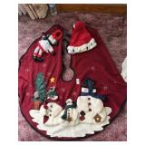 Christmas tree skirt decoration