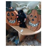 Ceramic pumpkins, Gund cat lot