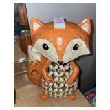 Fox candle lantern- battery powered