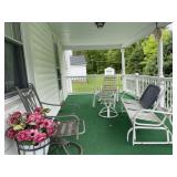 Porch furniture & flower pot