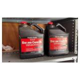 Two Bar and Chain Oil 1 Full one Half Full