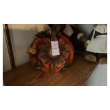 Pumpkin figure and plushes