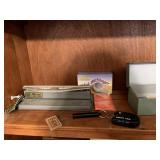 Lot of Miscellaneous Items Massager, Hole punch,