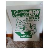 USPS 10 cent stamp advertisement poster 22" x 28"