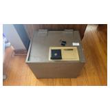 Vintage Meilink Fireproof Safe W Key