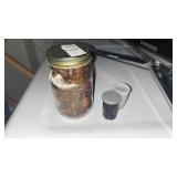 Jar of Pennies and State Quarters