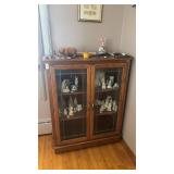 Wooden Glass Display Cabinet NO CONTENTS