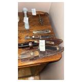 Lot of Vintage Pocket Knives W Sheath