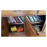 Lot of Cookbooks and Frames