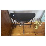 Small Wooden Half Table