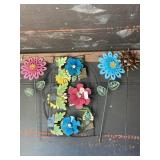Flower metal yard decor