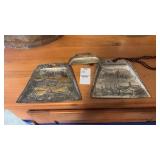 Lot of Souvenir Crumb Trays